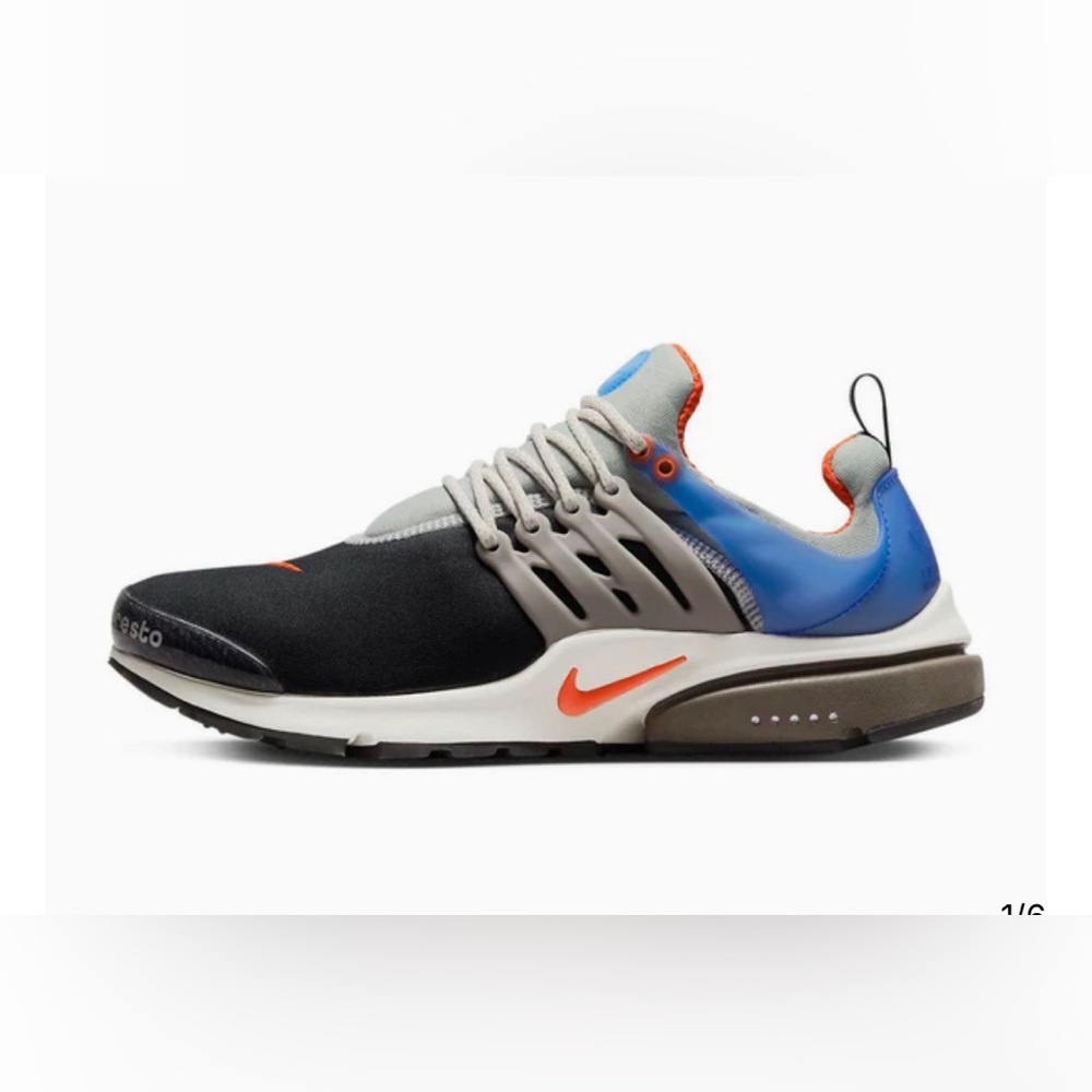 Nike Black and Blue Sneakers for Versatile Style